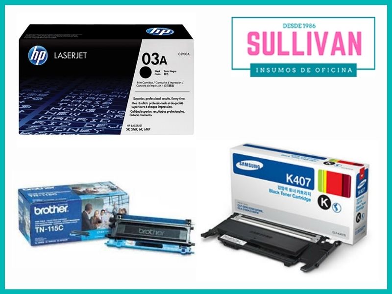 tóner originales y alternativos